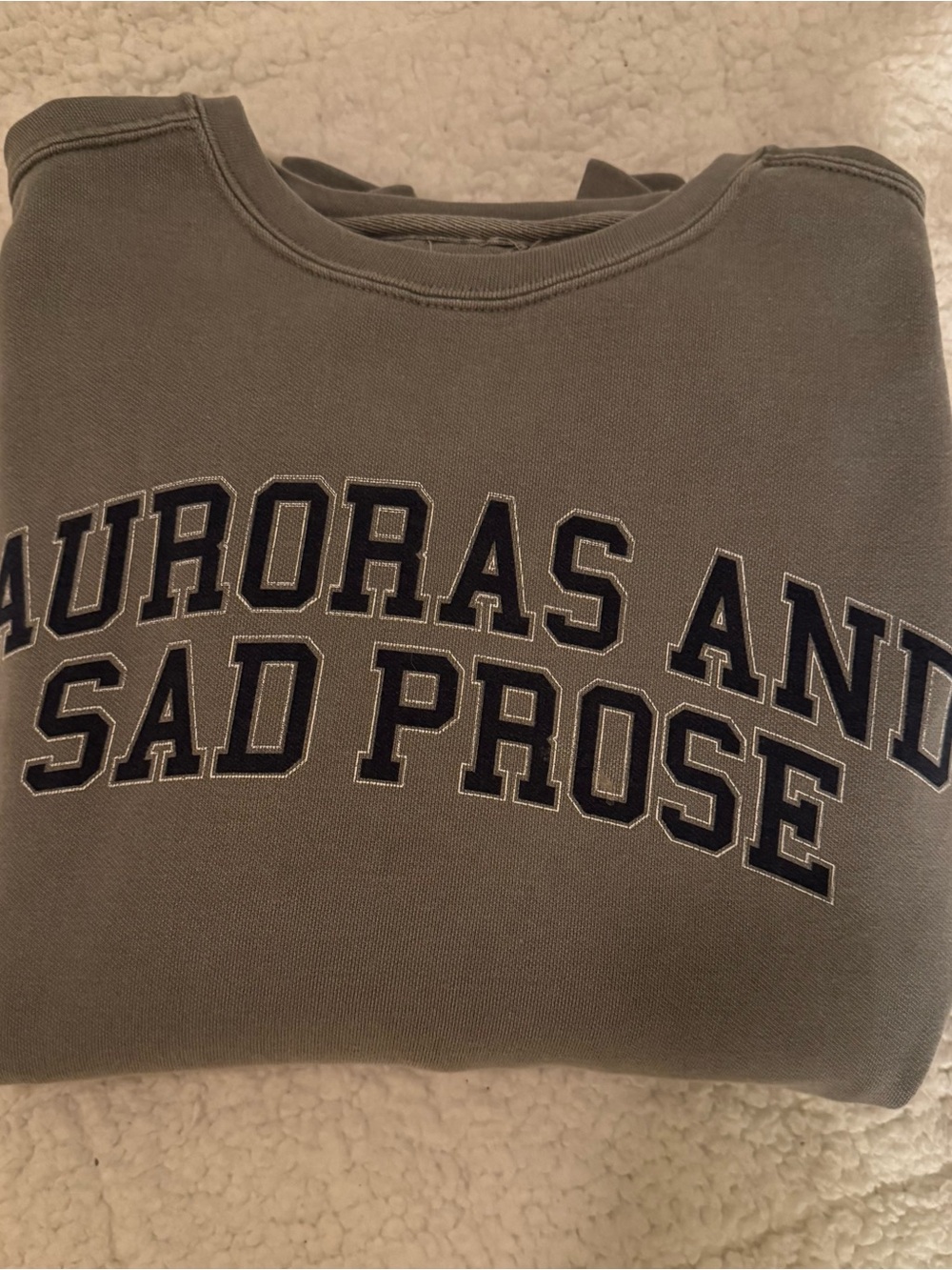 Taylor Swift Auroras and Sad Prose Crewneck